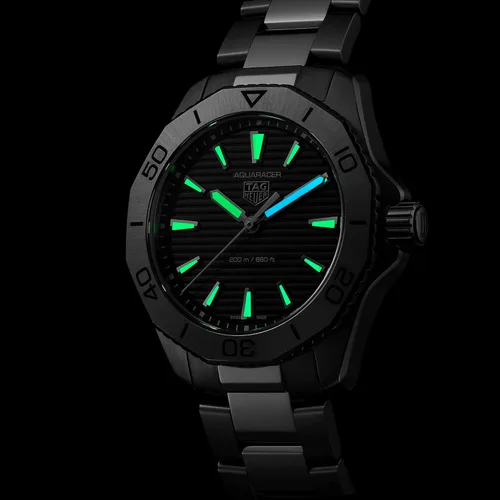 Vista 2 de Tag Heuer Aquaracer WBP1110BA0627 - Reloj de cuarzo negro para hombre