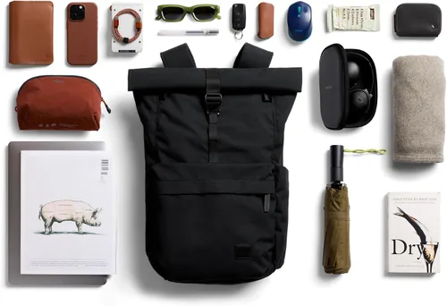 Vista 7 de Bellroy Classic Rolltop, mochila para portátil de 16 pulgadas, color negro