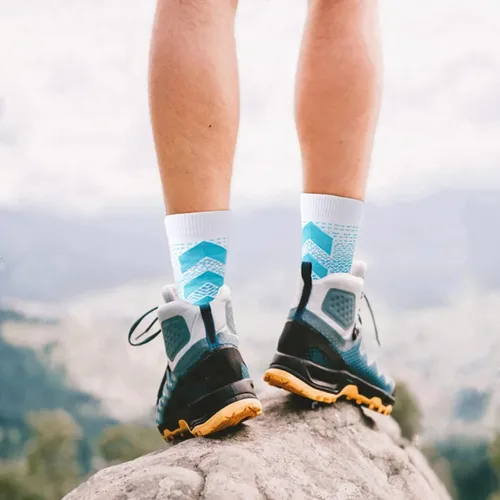 Vista 4 de JZJCPD 5 pares de calcetines deportivos para hombre, gruesos, acolchados, deportivos, baloncesto, correr, entrenamiento, calcetines de compresión