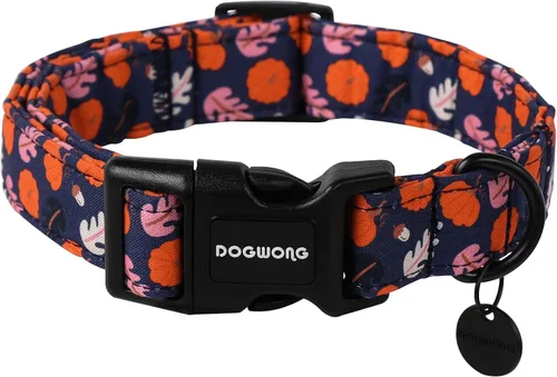 Vista 75 de DOGWONG Collar para perro de San Valentín, collar ajustable de algodón con corazón de caramelo azul, perfecto para perros pequeños a medianos