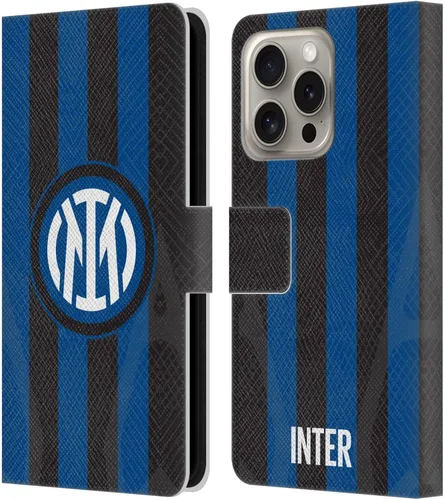 Vista 31 de Head Case Designs Officially Licensed Inter Milan Away 2025/26 Crest Kit Leather Wallet Case Compatible with Apple iPhone 11