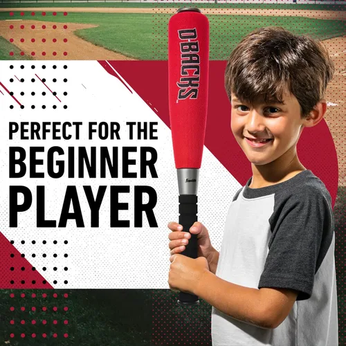 Vista 3 de Franklin Sports MLB Bate de béisbol de espuma jumbo + juegos de pelotas, bates de béisbol de espuma de gran tamaño para niños + pelotas de béisbol