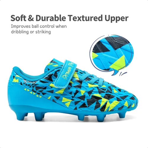 Vista 5 de DREAM PAIRS Zapatos de fútbol para niños y niñas, zapatos de fútbol para niños pequeñosniños grandes