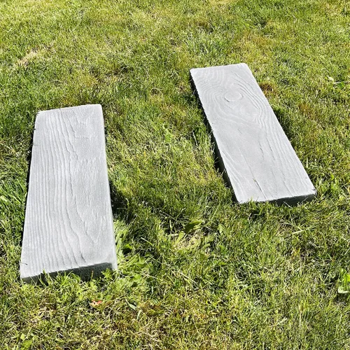 Vista 7 de AUTUMN Moldes de madera para adoquines de piedra escalonada de hormigón, decoración de jardín de bricolaje, moldes de pasarela, juego de 2