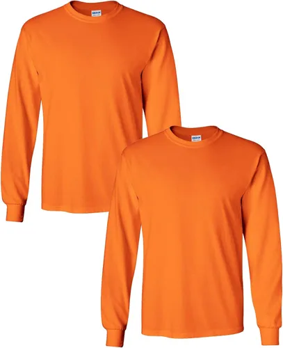 Vista 28 de Gildan - Camiseta DryBlend de manga larga para adulto, estilo G8400, paquete de 2