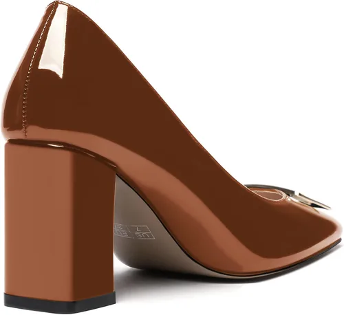 Vista 5 de WAYDERNS Zapatos de tacón alto con puntera cuadrada para mujer, de 3 pulgadas