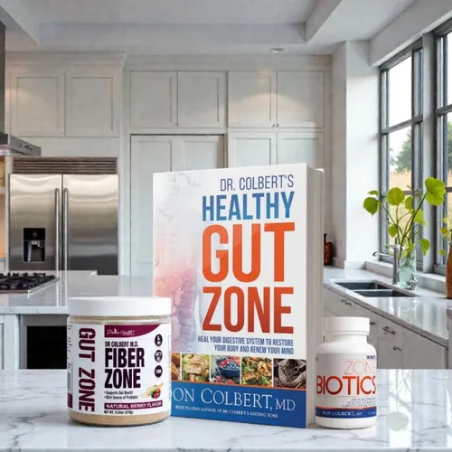 Vista 2 de Divine Health Dr. Colbert Zona intestinal Kit de inicio