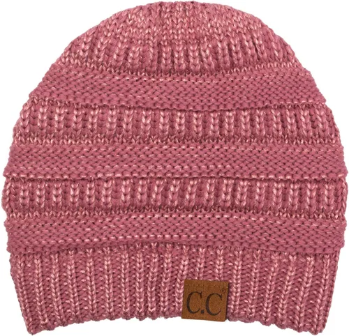 Vista 350 de C.C Trendy Warm Chunky Soft Stretch Cable Knit Beanie