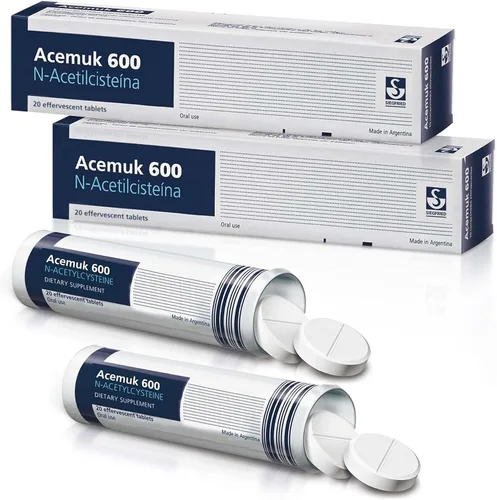 Vista 5 de N-acetilcisteína - NAC 600 mg - Suplemento nac n-acetil cisteína - Soporte antioxidante y glutatión - 20 tabletas fáciles de absorber (1 paquete)