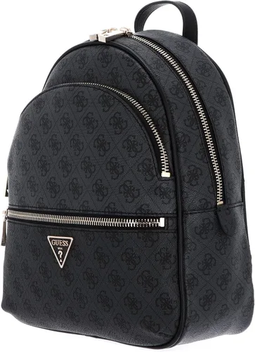 Vista 4 de GUESS Mochila grande Manhattan para mujer, Coal Logo