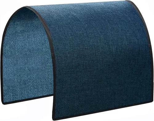 Vista 10 de Ntomtuex Fundas de lino para brazos de sofá, protectores antideslizantes con borde de encaje para silla reclinable de cuero, 2 piezas, color negro