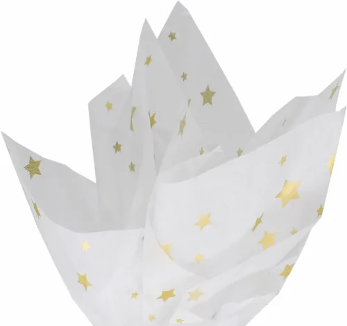 Vista 9 de PMLAND Papel de seda de alta calidad para envolver regalos, color negro metálico dorado con rayas zigzag, 20 x 14 pulgadas, 60 hojas
