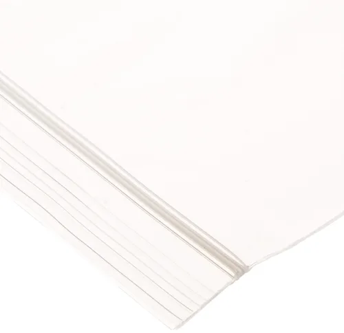 Vista 78 de Aviditi Poly Bolsa con cierre hermético blanco, 10" x 12", Azul, 1000