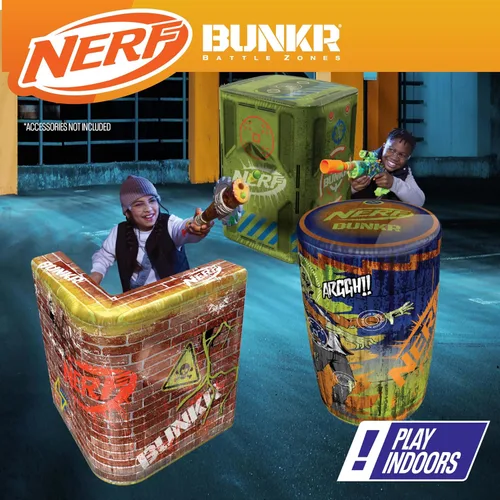 Vista 9 de NERF BUNKR Zombie Last Stand Inflatable Battle Zone