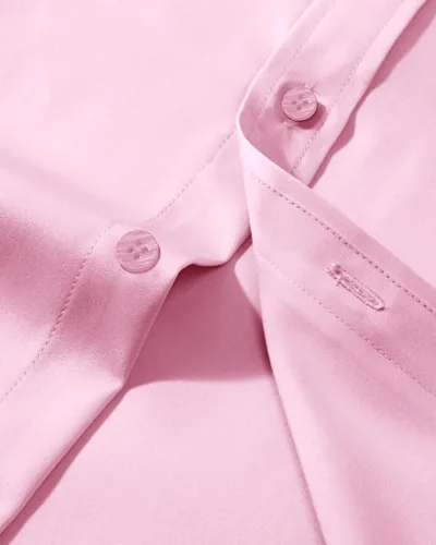 Vista 54 de Alimens & Gentle Camisas de vestir para hombre, manga larga, elásticas, sin arrugas, con botones