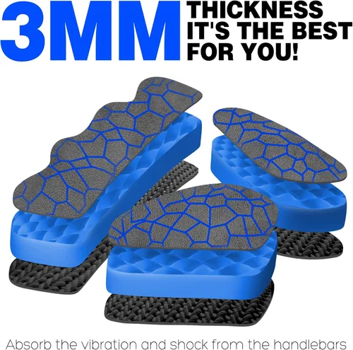 Vista 3 de BEACE Guantes de ciclismo, guantes de ciclismo para hombres y mujeres, con pantalla táctil, guantes de bicicleta de montaña con dedo completo