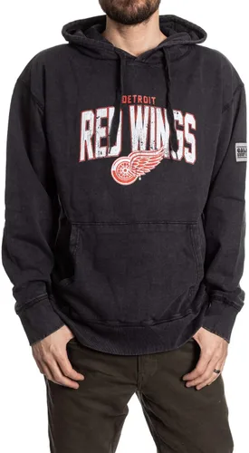 Vista 12 de Calhoun NHL Sudadera con capucha unisex Acid Wash - Sudadera de forro polar vintage para fanáticos