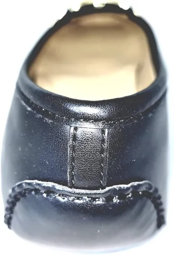 Vista 4 de Michael Kors Fulton - Mocasines para mujer, color negro napa, Negro