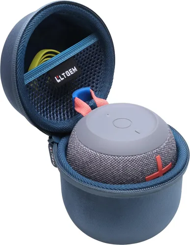 Vista 9 de LTGEM - Funda compatible con Ultimate Ears WONDERBOOM 4 / Play / 3/2 altavoz portátil impermeable, color negro