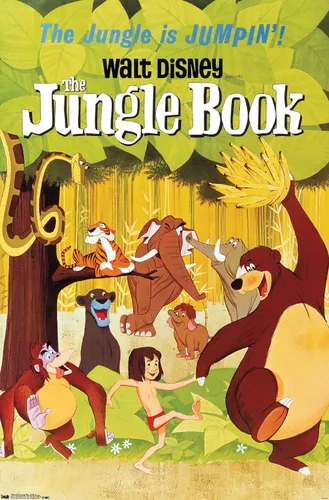 Vista 7 de Trends International Disney The Jungle Book - Póster de pared de una hoja, 24 x 36 pulgadas, versión enmarcada en negro