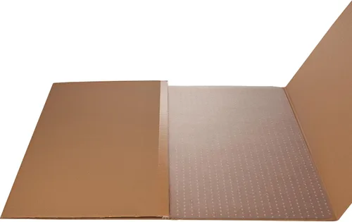 Vista 3 de Lorell LLR69703 - Tapete rectangular de policarbonato para silla, 7.09 pulgadas de alto x 26.77 pulgadas de ancho x 73.62 pulgadas de largo