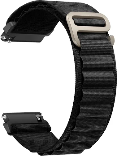 Vista 32 de Correa de nylon compatible con Samsung Galaxy Watch 7/FE/6/5 Pro 4 3/Watch 4 6 Classic/Active/Gear S2 S3 Frontier, correa de bucle deportivo de 20
