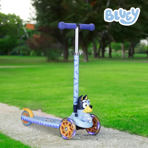Vista 9 de Kick Scooter for Kids, 3 Wheel Self Balancing, Light Up LED Wheels