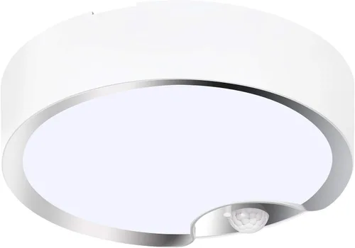 Vista 10 de TOOWELL Lámpara de techo con sensor de movimiento, funciona con pilas, luces de techo LED para interiores, para armario, pasillo, despensa