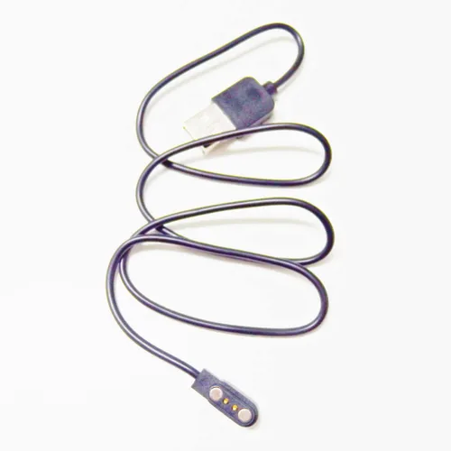 Vista 4 de Cable USB compatible con reloj inteligente C20, cargador magnético de repuesto compatible con reloj militar Tank M1 Pro/C20 C16