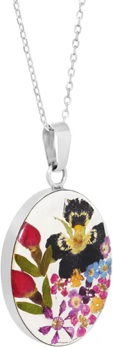 Vista 16 de Amazon Essentials Collar con colgante de flor prensada de plata de ley y oro sobre plata esterlina (anteriormente colección Amazon)