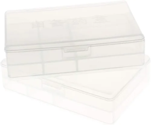 Vista 12 de Utoolmart Caja de herramientas, organizador de herramientas, caja de plástico con bandeja y organizadores, incluye cajas de piezas extraíbles