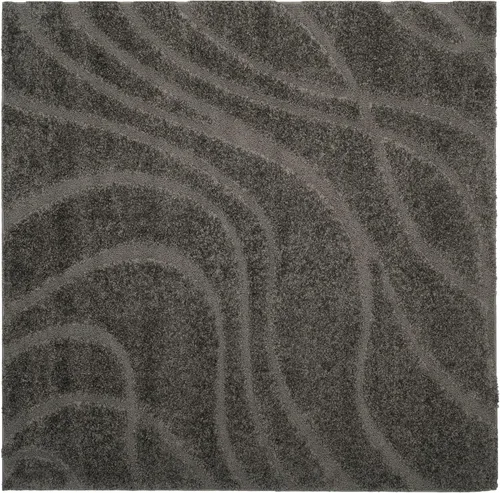 Vista 72 de Safavieh Florida Shag Collection - Alfombra de área de 2 x 3 pies, color crema/beige, diseño geométrico, felpa de 1.2 pulgadas de grosor, ideal