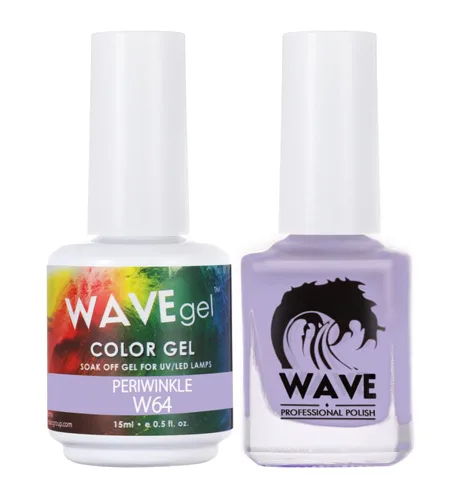 Vista 67 de WAVEGEL - Juego dúo de gel y esmalte de uñas a juego - Colección Simplicity - #P109 Blizzard I 0.5 onzas