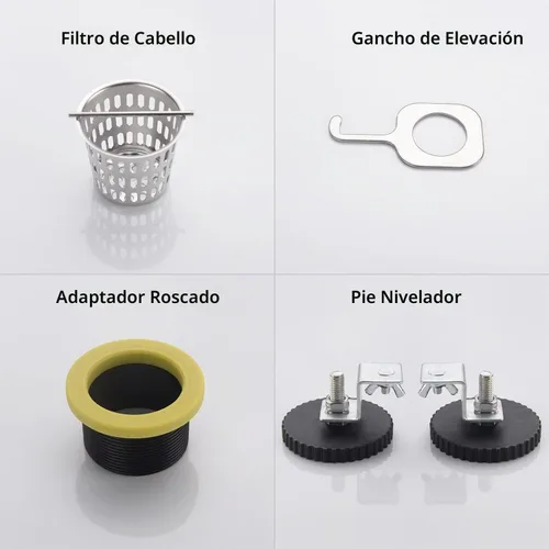 Vista 6 de Desagüe lineal de ducha dorado cepillado de 12 pulgadas, rejilla rectangular extraíble con patrón de cápsula de drenaje de ducha con adaptador