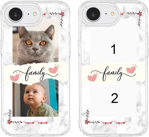 Vista 289 de Funda de teléfono personalizada para Apple iPhone 8 Plus iPhone 7 Plus, personalizada con foto, imagen, texto, imagen, diseño de imagen