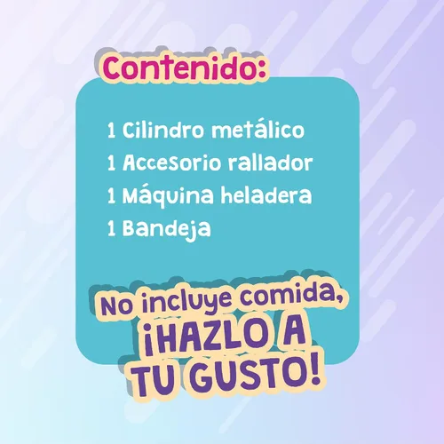 Vista 5 de Bizak Heladisssimo - Máquina de helados con rallador para aderezos, helado cremoso, no incluye alimentos, (35005071)