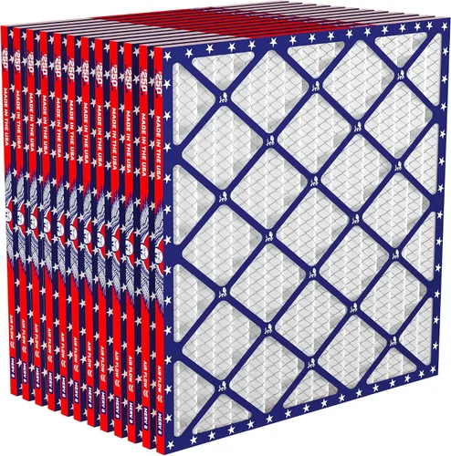 Vista 284 de Filter King Filtro de aire de 5.88 x 12.13 x 1 (MERV 8) (paquete de 12) filtros de horno de CA para control de polvo y alergias, fabricados en EE.