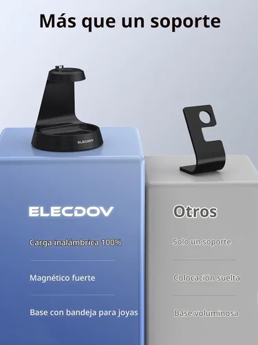Vista 9 de Soporte de cargador de reloj para reloj Garmin Watch, soporte de cargador