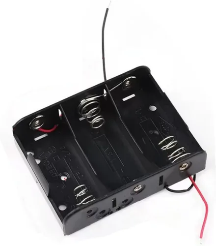Vista 36 de 2 unidades de soporte para pilas D de 8 ranuras con respaldo doble y cables, caja para pilas de tamaño D de 8x1.5V 8D bilateral