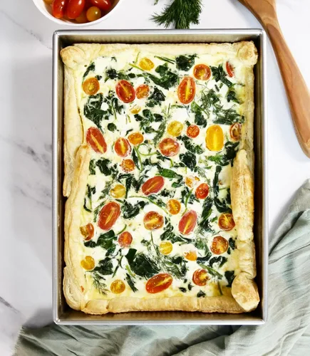 Vista 2 de USA Pan Bakeware - Bandeja rectangular para hornear pasteles, 9 x 13 pulgadas, revestimiento antiadherente y de liberación rápida, acero aluminizado