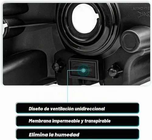 Vista 7 de Conjunto de faros delanteros TUSDAR para Ford Explorer 06-10 Carcasa negra con reflector ámbar