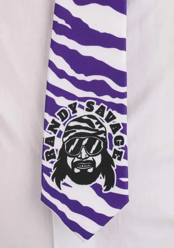 Vista 3 de Fun Costumes Corbata para adultos Macho Man Randy Savage