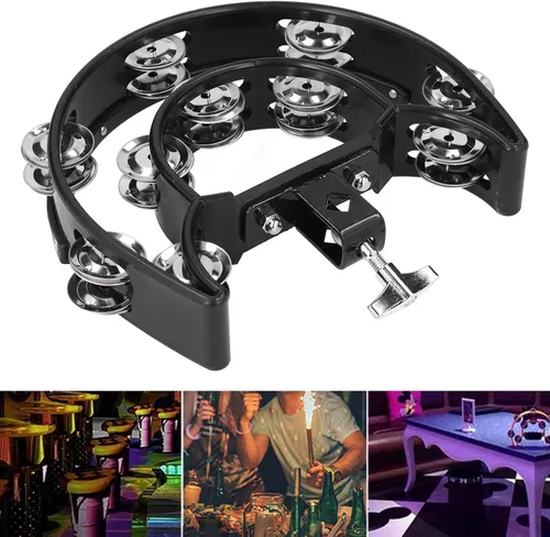 Vista 2 de Hi Hat Bell - Pandereta portátil para guitarristas para reuniones de amigos
