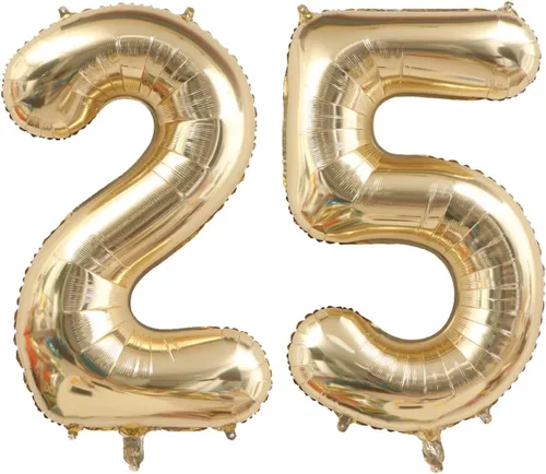 Vista 13 de Globo dorado claro con el número 0 de aluminio de 40 pulgadas, color oro champán, globo de helio 0 Mylar Oro claro 0