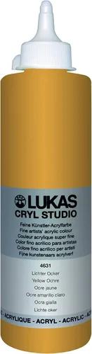 Vista 51 de Lukas CRYL Studio Artist - Pintura acrílica para artistas, Alizarín Carmesí, botella de 250 ml - Pinturas acrílicas de alto pigmento para pintar