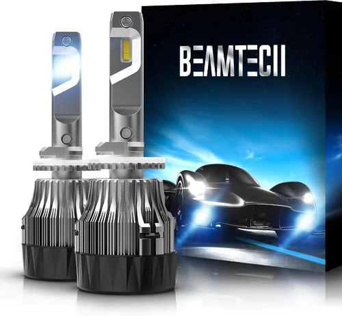 Vista 9 de BEAMTECH Fog Bombilla H1, 6500K, 1.181 in, base de disipador de calor, chips CSP, tamaño pequeño, paquete de 2