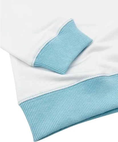 Vista 4 de Bingerlily Sudadera casual de manga larga para niñas, cuello redondo, lindo suéter de ajuste relajado