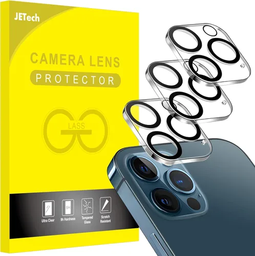 Vista 11 de JETech Protector de lente de cámara para iPhone 11 Pro Max de 6.5 pulgadas y iPhone 11 Pro de 5.8 pulgadas, vidrio templado 9H, transparente HD