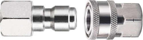 Vista 3 de RIDGE WASHER Acopladores para lavadora a presión, enchufe de conexión rápida de 1/4, paquete de 2