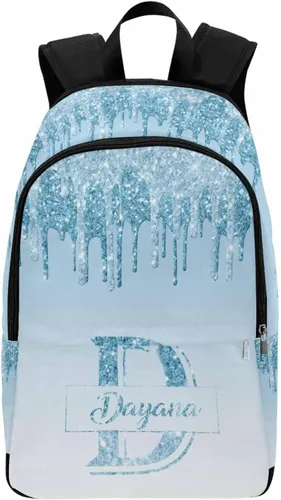 Vista 45 de MyPupSocks Mochila escolar personalizada con nombre personalizado mochila unisex, Multi 00, Personalizado